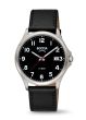 Boccia Titanium 3659-01 Herrenuhr Titan,100m wasserdicht, arabische Ziffern, Datum + Lederband