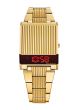 Bulova Computron 97C110 Herren Retro Digital Uhr rot gelbgoldfarben