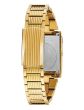 Bulova Computron 97C110 Herren Retro Digital Uhr rot gelbgoldfarben