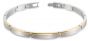 Boccia 03025-02 Damen-Armband aus Titan teilpoliert/teil-goldplattiert