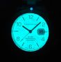 Momentum Damentaucheruhr Mini II Lime Rubber Nachtansicht