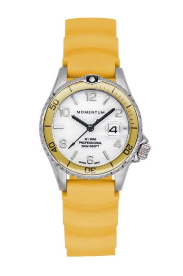Momentum Damentaucheruhr Mini II Yellow mit Saphirglas DN07WSY1Y
