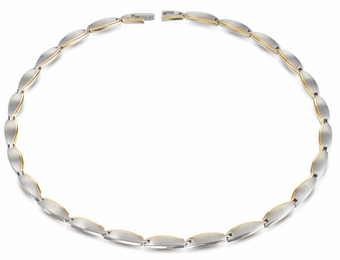 Boccia Titanium 08034-02 Damen Collier Bicolor Gelbgoldplattiert