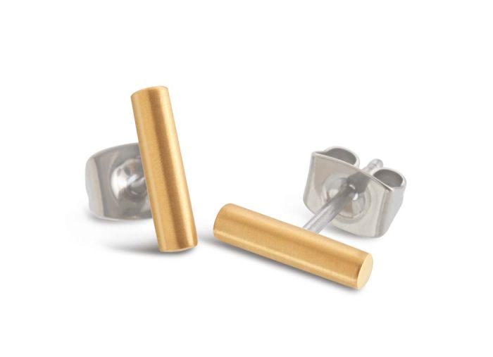 Boccia Titanium Ohrstecker 05057-02 Gelbgold-Plattiert