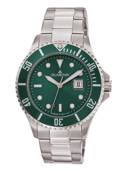 Dugena Diver Herrentaucheruhr Ø44mm 4461003 Grün