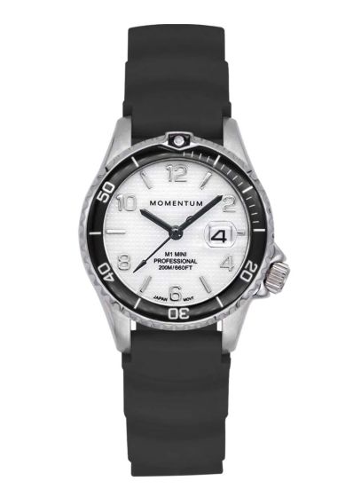 Momentum Damentaucheruhr Mini II Black mit Saphirglas DN07WSB1B
