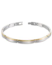 Boccia Titanium 03025-02 Damen-Armband aus Titan Bicolor / Gelbgold