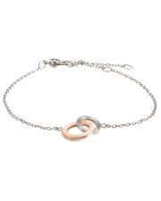 Boccia Titanium 03029-02 Armband aus Rein-Titan,  partiell roségoldplattiert