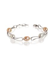 Boccia 0382-01 Armband Titan mit Perlen