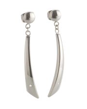 Boccia Titanium Ohrstecker Titan mit Brillant 05049-02
