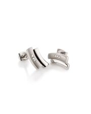 Boccia Titanium 0561-05 Ohrstecker Titan mit 6 Diamanten
