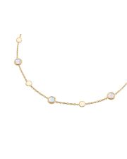 Boccia Titanium Collier Perlmutt 08056-02 gelbgoldfarben