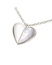 Boccia Titanium Collier Herz/Perlmutt 08057-01