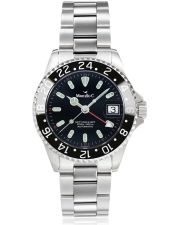 Marcello C Nettuno 3 GMT Mod.Nr.2027.4 schwarz Automatic-Taucheruhr