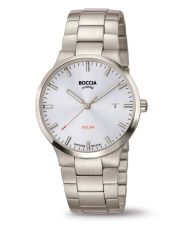 Boccia Titanium 3652-01 Herrenuhr Solar Saphirglas