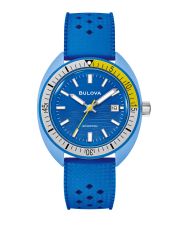 Bulova Snorkel 98B445 Blue Tang Quarz Hybrid-Ceramic 100m Blau  Ø41mm