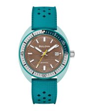 Bulova Snorkel 98B446 Sea-Turtle Quarz Hybrid-Ceramic 100m Bronze/Grün Ø41mm