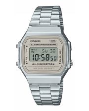 Casio A168WA-8AYES Vintage Digital Beige