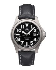 Momentum Atlas 38 Eclipse Solar Herrenuhr Titan Ø38mm schwarz