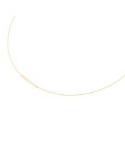 Boccia Titanium 0802-0242 Damen-Collier Bicolor Gelbgoldfarben Titanschliesse 42 cm