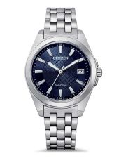 Citizen ECO-Drive Damenuhr EO1210-83L mit Saphirglas dunkelblau