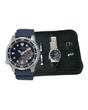 Citizen NY0040-17LEM Promaster Automatic Diver Uhren-Set blau