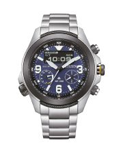Citizen JV1006-51L Eco Drive Promaster Herrenuhr Ana-Digi Ø44mm Marineblau