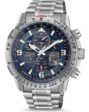 Citizen JY8100-80L Eco-Drive Ana-Digi Titan Herrenuhr Blau