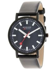 Mondaine Bahnhofsuhr Herren schwarz A.660.30314.64.SBB.S