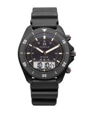 Momentum UDT Military Herrenuhr Ana-Digi 200m Saphirglas Ø43mm Taucherband