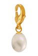 Boccia Titanium 07029-02 Charms-Anhänger gelbgoldfarben, mit weißer Perle