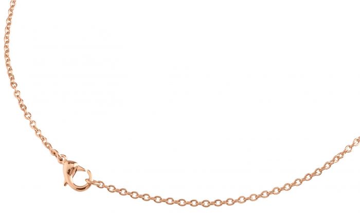 Boccia 08027-0355 Halskette aus Titan roségoldplattiert