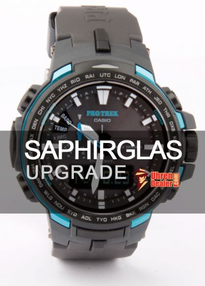 Saphirglas Upgrade für Ihre Casio Pro Trek Uhr