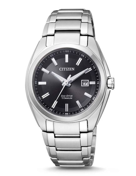 Citizen EW2210-53L Eco-Drive Titanium Solar Damenuhr Super-Titanium Saphirglas