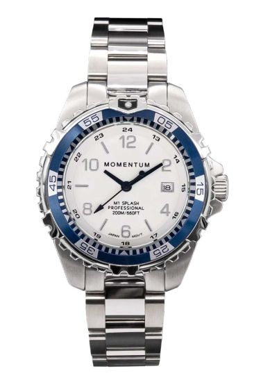 Momentum Damen-Taucheruhr M1 Splash DN11 m. Saphirglas Marineblau Ø40mm