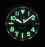 Momentum Atlas 38 Eclipse Solar Herrenuhr Titan Ø38mm schwarz Nachtansicht