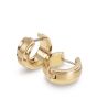 Boccia Creolen Titan gold plattiert 0560-05