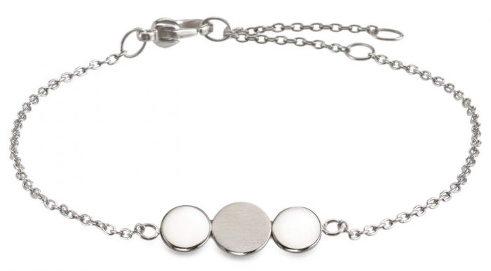 Boccia 03028-01 Damen-Armband aus Titan teilpoliert