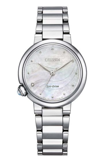 Citizen L-Kollektion EM0910-80D ECO-Drive Damen-Solar-Uhr mit Saphirglas