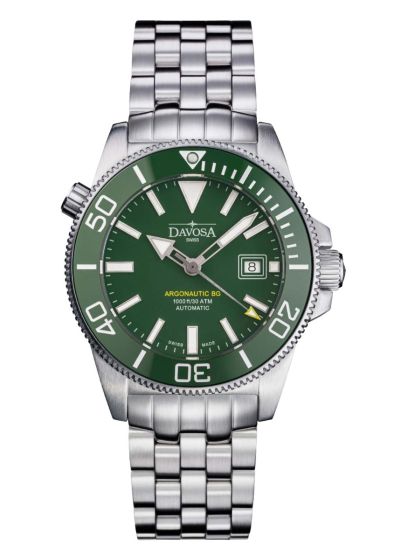 Davosa Argonautic BG 161.528.07 Herrentaucheruhr Automatik PentaLinkband Ø43mm grün
