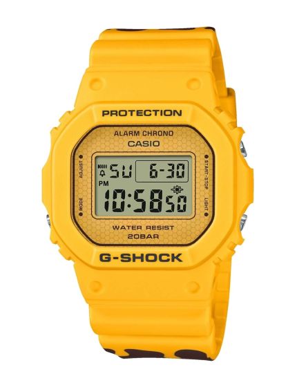 Casio DW-5600SLC-9ER G-Shock Herrenuhr Gelb / Braun