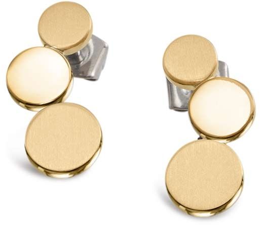 BOCCIA 05040-02 Damen-Ohrstecker gelbgoldplattiert