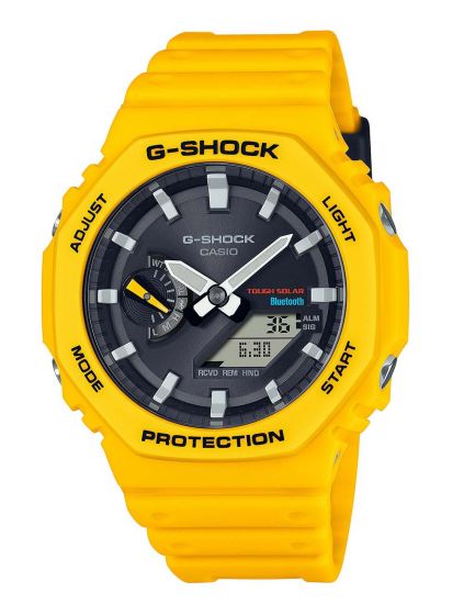Casio GA-B2100C-9AER G-Shock Solar Bluetooth® Herrenuhr Gelb