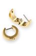 Boccia Creolen Titan gold plattiert 0560-05
