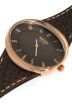 Boccia Titanium 3165-20 Damenuhr oval roségold / braun Detailansicht