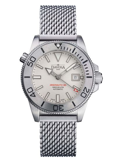 Davosa Argonautic BGBS 161.528.11 BEYOND STEEL® Taucheruhr Automatic Milanaiseband Ø43mm