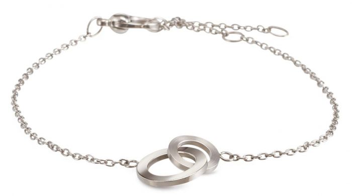 Boccia Titanium 03029-01 Damen-Armband aus Rein-Titan "Verschlungene Ringe"