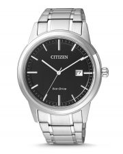 Citizen AW1231-58E ECO-Drive Herrenuhr mit schwarzem Zifferblatt