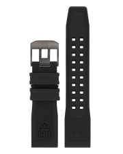 Luminox Uhrband Kautschuk schwarz für Serie Navy SEAL 3500 FPX.2401.20B.1.K  24mm