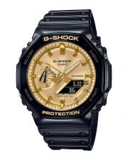 Casio GA-2100GB-1AER G-Shock Herrenuhr Schwarz / Gold